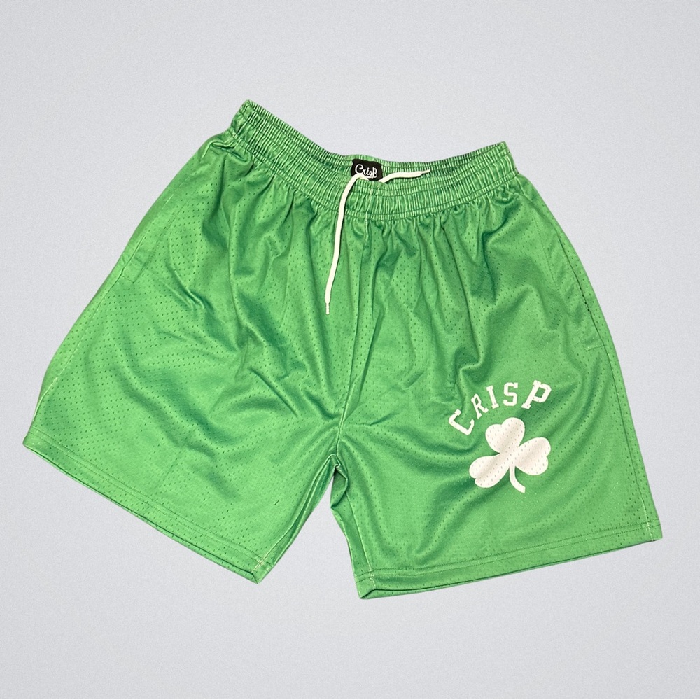 Crisp NYC Celtics Basketball Shorts - Green